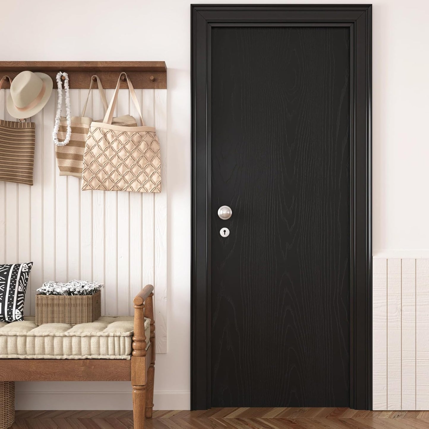 Wood Grain Peel and Stick Vinyl Wallpaper Waterproof, 24Inch x 78Inch Renovation for Home,Furniture