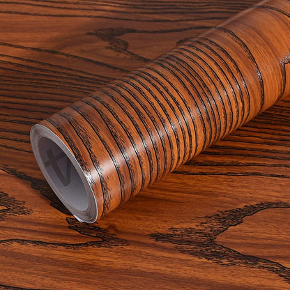 Wood Grain Peel and Stick Vinyl Wallpaper Waterproof, 24Inch x 78Inch Renovation for Home,Furniture
