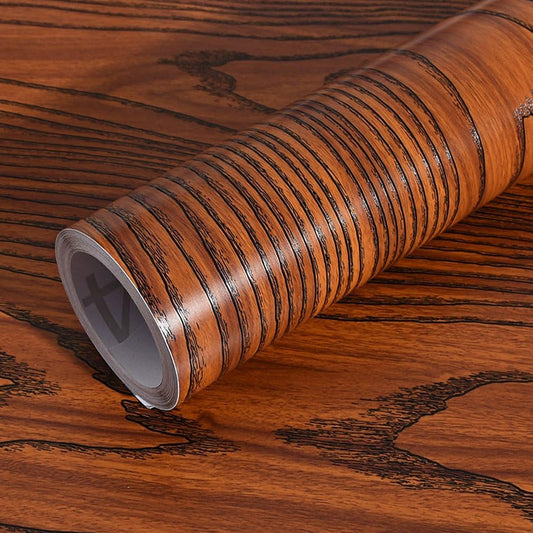 Wood Grain Peel and Stick Vinyl Wallpaper Waterproof, 24Inch x 78Inch Renovation for Home,Furniture