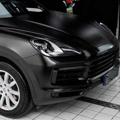 Matt Black Vinyl Wrap  Automotive Vinyl Black Sticker for Cars Motorcycle DIY