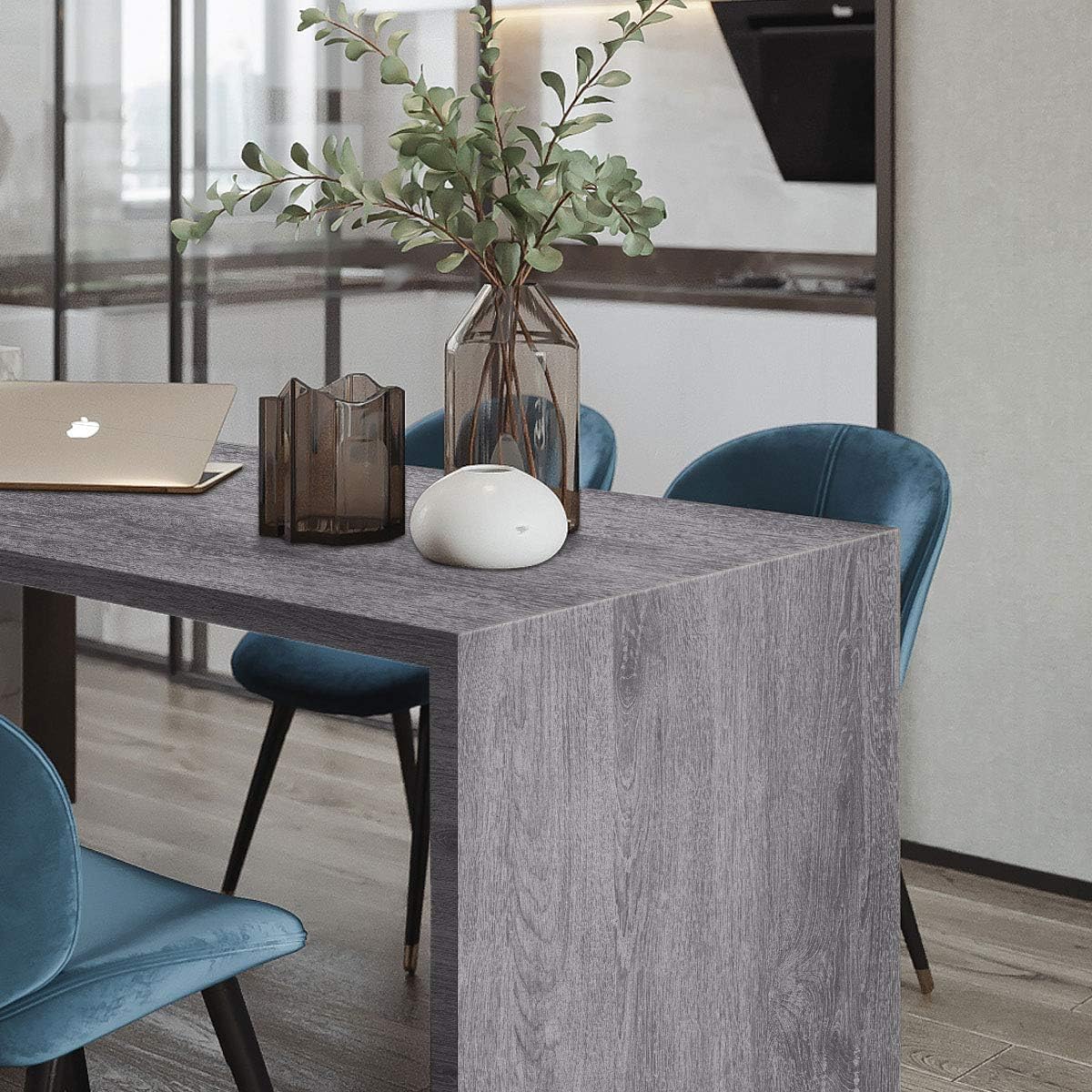 Brown Wood Wallpaper Peel and Stick 24 x 78 Inch Self Adhesive