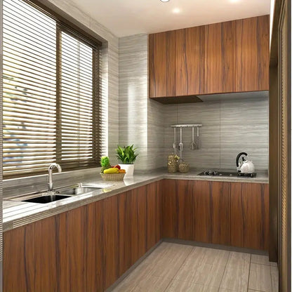 Wood Peel and Stick Wallpaper Waterproof Removable Self Adhesive Wall Paper Cover Wood Vinyl Wrap for Countertop