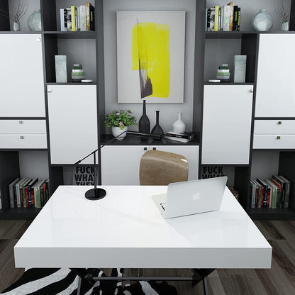 White Wallpaper 60 x 254 cm Waterproof,Oil-Resistant Contact Paper