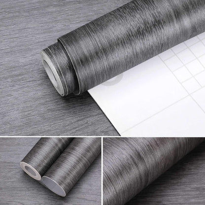 Brown Wood Wallpaper Peel and Stick 24 x 78 Inch Self Adhesive