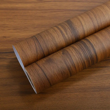 Wood Peel and Stick Wallpaper Waterproof Removable Self Adhesive Wall Paper Cover Wood Vinyl Wrap for Countertop