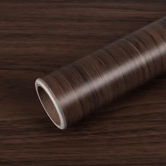 Self-Adhesive Waterproof Wallpaper Wood Grain Peel & Stick Vinyl Suitable for Cabinets, Furniture, Wall,Oil-Proof Suitable for Desktops, Bedrooms, Living Room