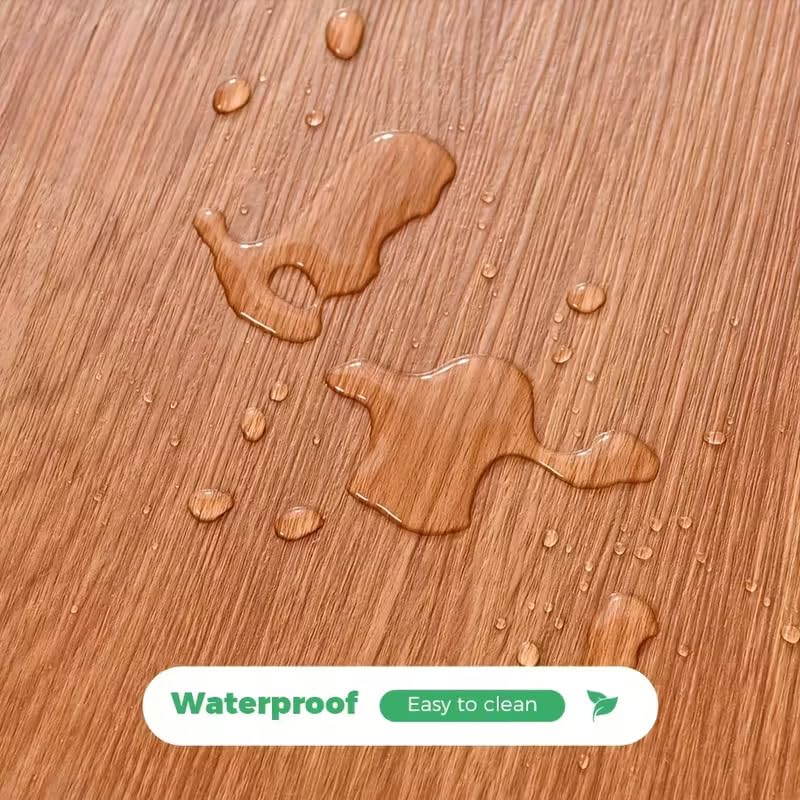 Peel and Stick Vinyl Floor Tile Roll Wood Plank Sticker,for Home Apartment Room Self Adhesive Easy DIY