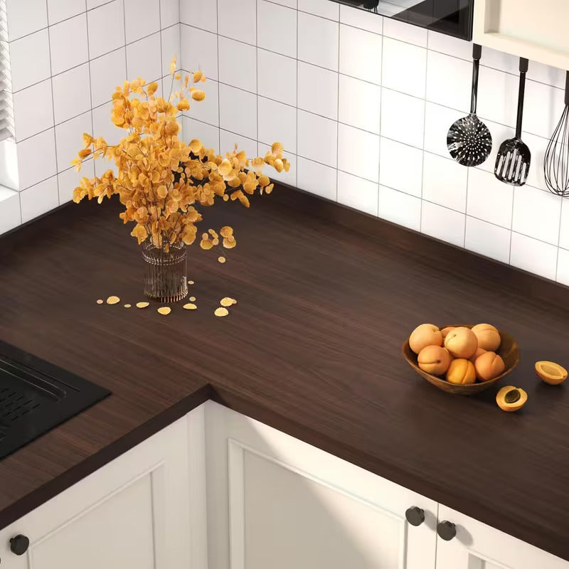 Self-Adhesive Waterproof Wallpaper Wood Grain Peel & Stick Vinyl Suitable for Cabinets, Furniture, Wall,Oil-Proof Suitable for Desktops, Bedrooms, Living Room