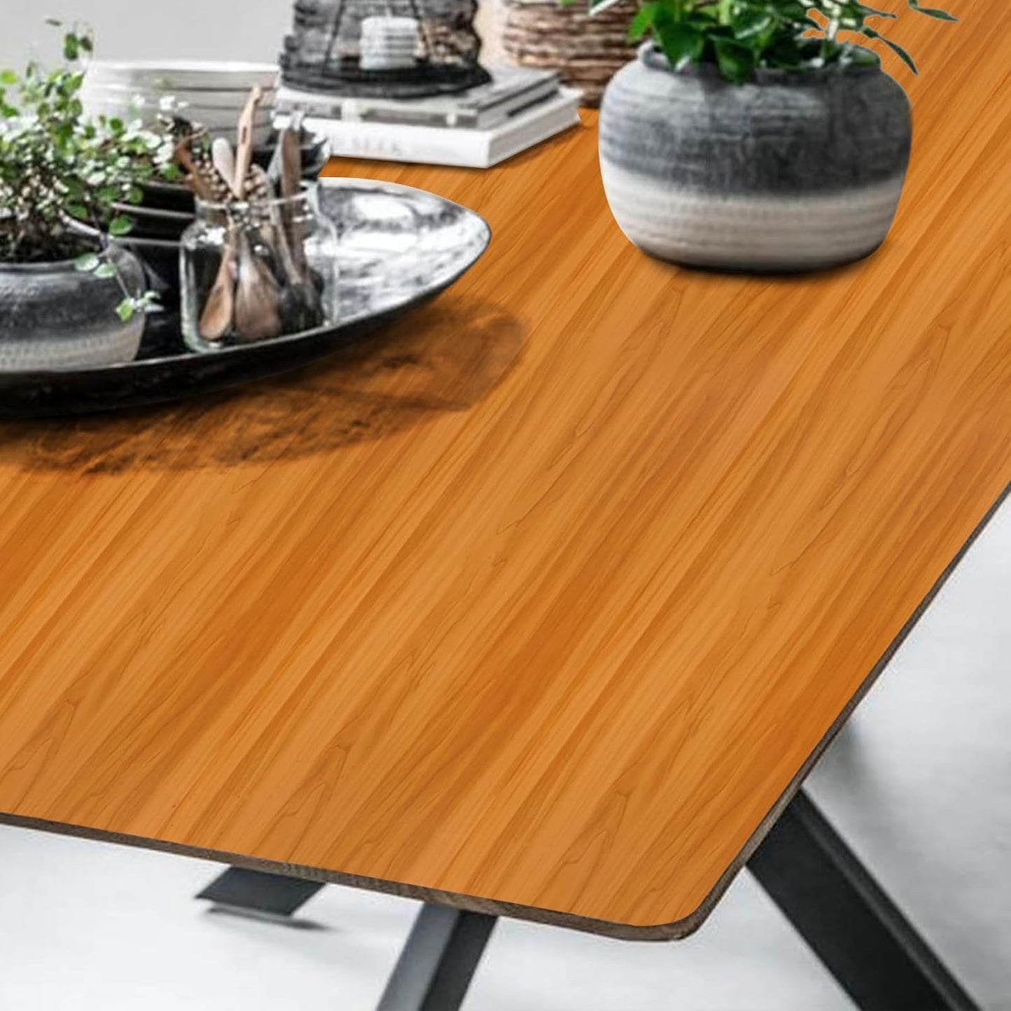 Brown Wood Wallpaper Peel and Stick 24 x 78 Inch Self Adhesive