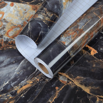 Blue Marble Contact Paper Granite Wallpaper Peel and Stick Self-Adhesive Waterproof Removable for Renters Table