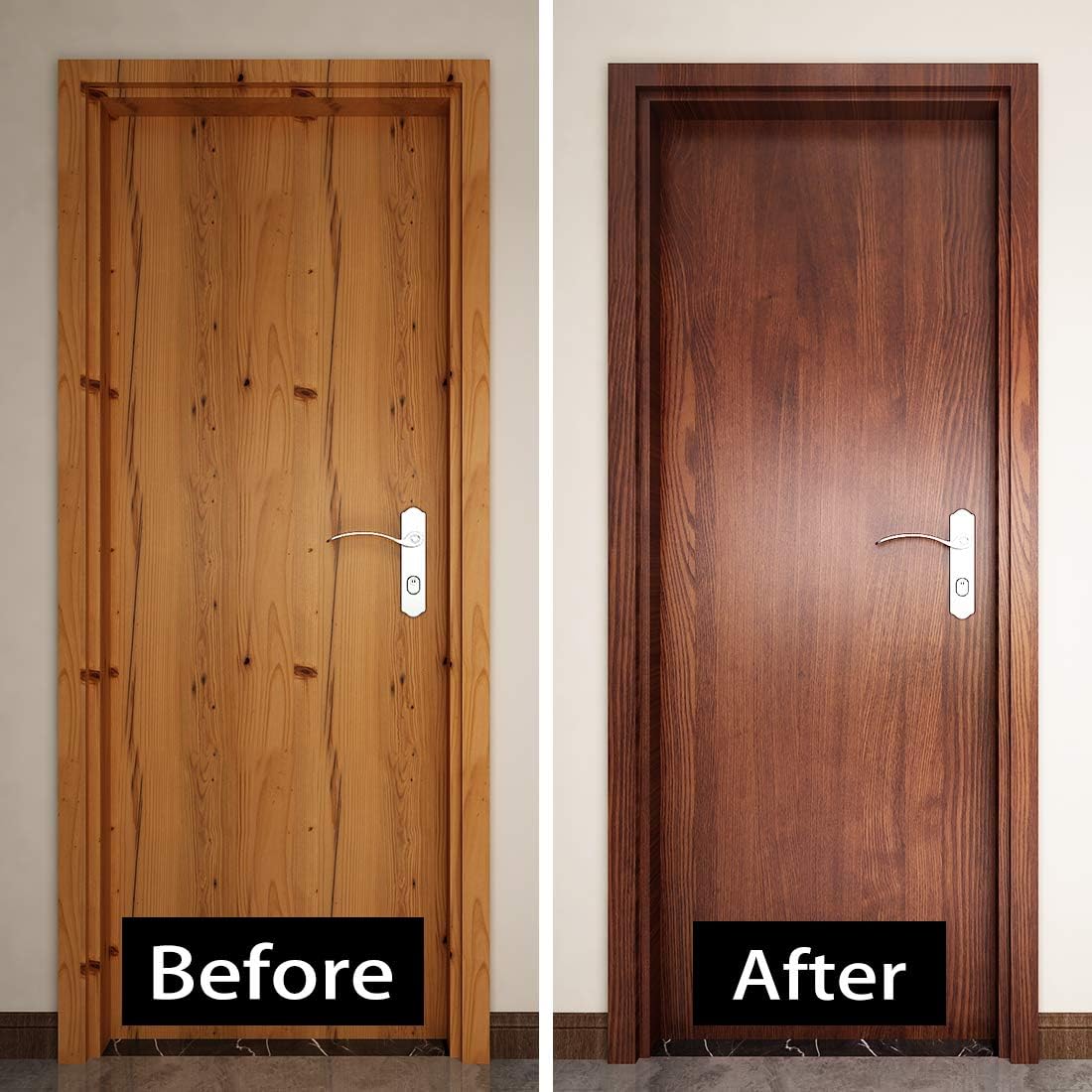 Self-Adhesive & Removable 24 x 78 Inch  Wall Paper for Countertop Furniture Kitchen Wall