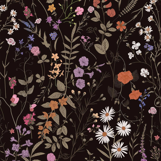 Floral Peel and Stick Self Adhesive Wallpaper for Bedroom, Living Room, Kitchen Decor Wall Sticker Removable Flower Contact Paper