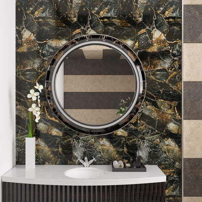 Blue Marble Contact Paper Granite Wallpaper Peel and Stick Self-Adhesive Waterproof Removable for Renters Table