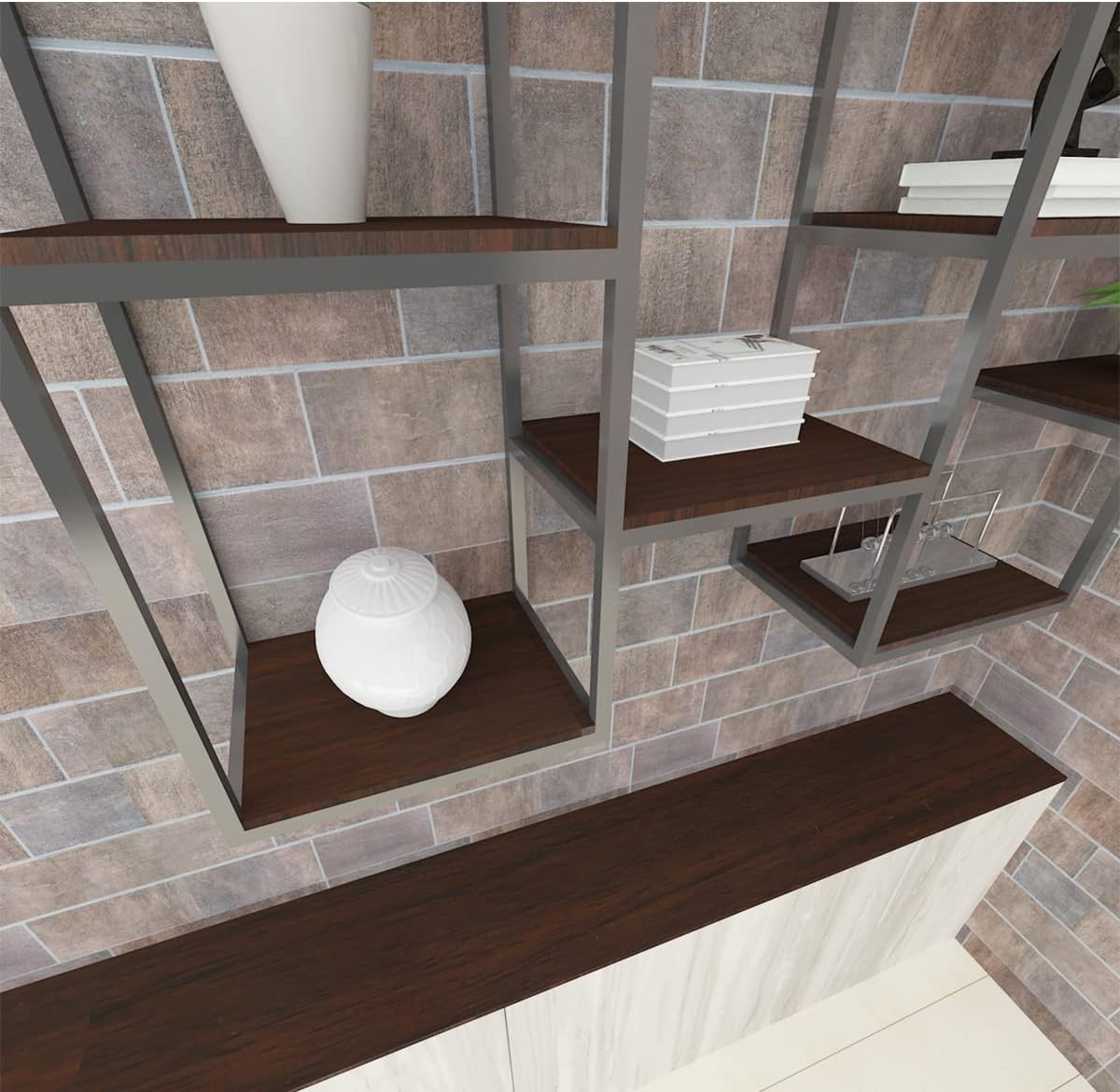 Wood Grain Contact Paper Peel and Stick Wallpaper Brown Faux Wooden Look Vinyl Wrap Self Adhesive Removable Wall Cover for Countertops Cabinets Drawers Shelf Furniture Decor