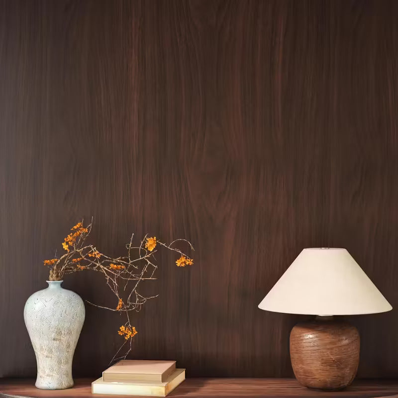 Self-Adhesive Waterproof Wallpaper Wood Grain Peel & Stick Vinyl Suitable for Cabinets, Furniture, Wall,Oil-Proof Suitable for Desktops, Bedrooms, Living Room